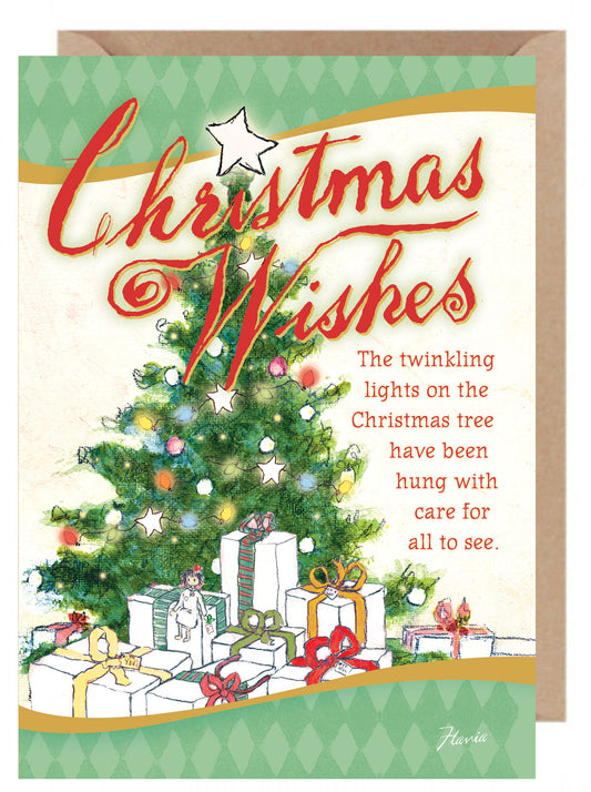 Christmas Wishes - a Flavia Weedn inspirational greeting card 0003-6855